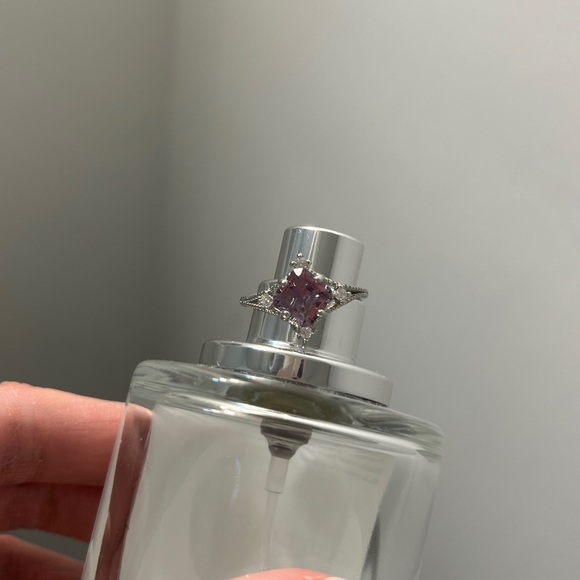 Adjustable amethyst ring - Picture 5 of 6